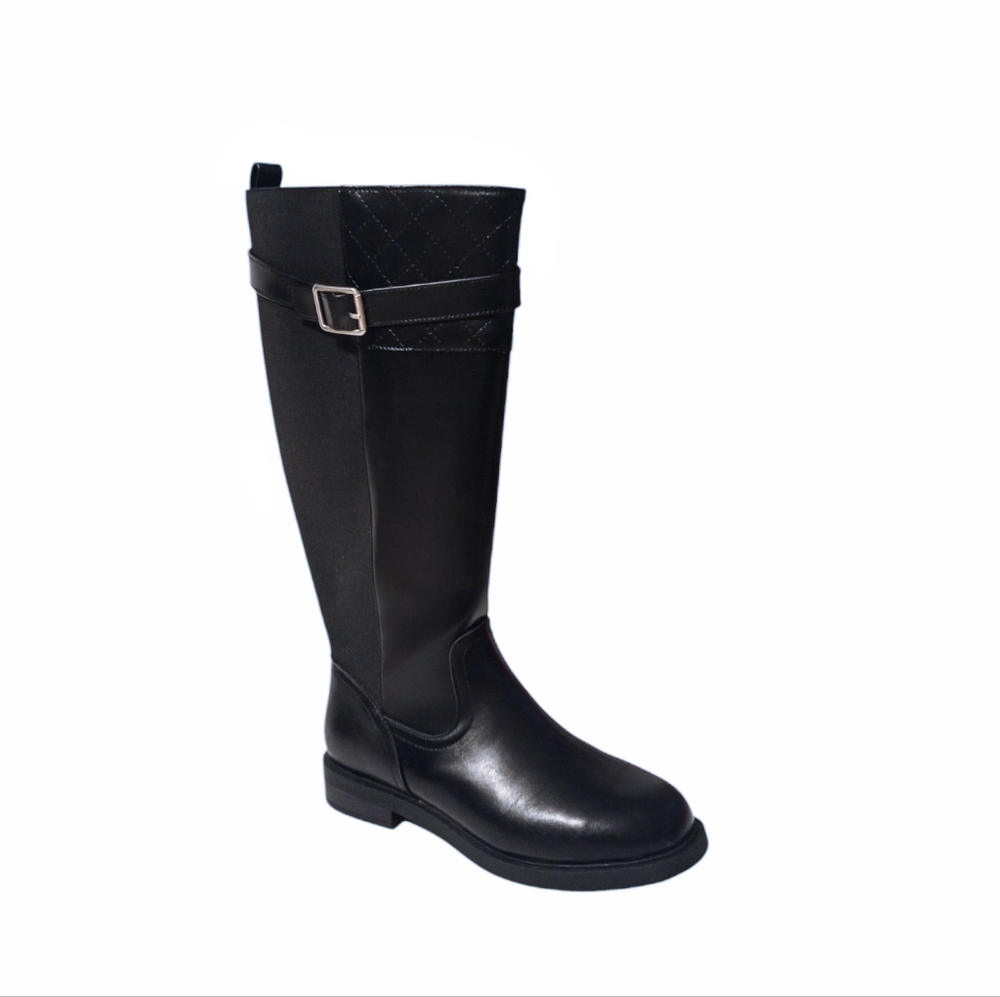 St. John's Bay Women's Black Winter Wood Boots